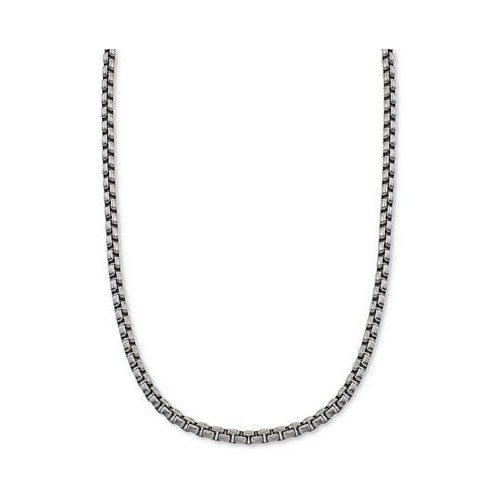 Esquire Mens Jewelry Large Box-Link Chain in Stainless Steel