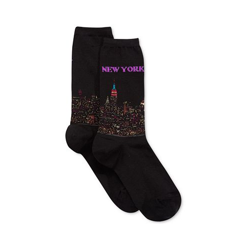 Hot Sox Womens New York Fashion Crew Socks