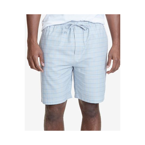 Nautica Mens Windowpane Plaid Cotton Pajama Shorts