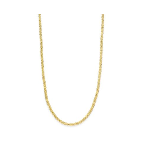 Macys Giani Bernini 20 Sparkle Link Chain Necklace in Sterling Silver Created for (Also in 18k Gold Over Sterling Silver)