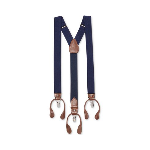 Club Room Mens Herringbone Convertible Suspenders