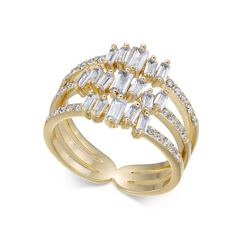 I.N.C. International Concepts Gold-Tone Crystal Stack Ring