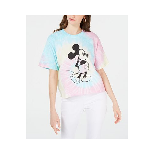 Disney Juniors Cotton Mickey Mouse Tie-Dyed T-Shirt