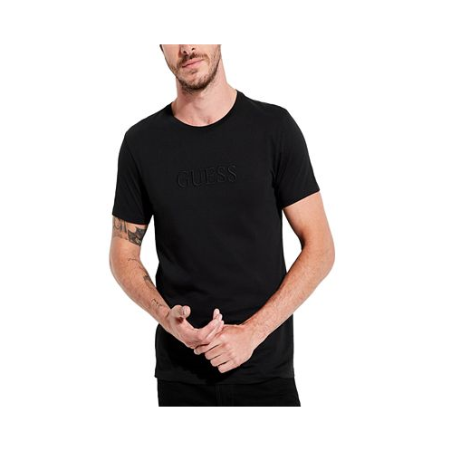 GUESS Mens Embroidered Logo T-shirt