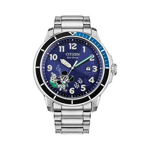Citizen Mickey Mouse Water Sport Stainless Steel Bracelet Watch 46mm