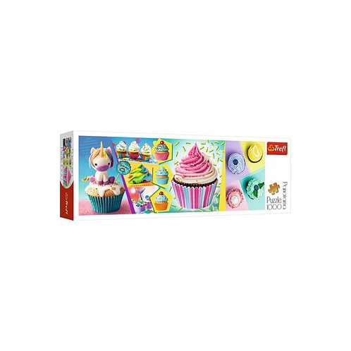 Trefl Panorama Jigsaw Puzzle Colorful Cupcakes 1000 Piece