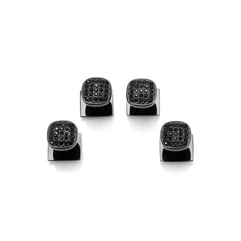 Ox & Bull Trading Co. Mens Pave 4 Piece Studs Set