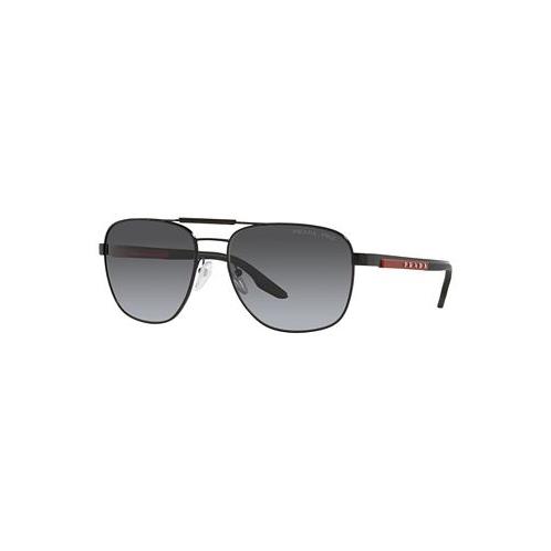 PRADA LINEA ROSSA Mens Polarized Sunglasses PS 53XS 60