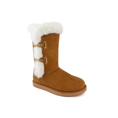 Juicy Couture Womens Koded Faux Fur Winter Boots