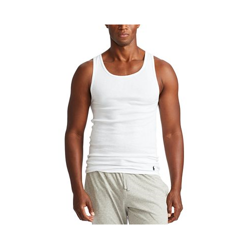Polo Ralph Lauren Mens Tall Classic Cotton Undershirts - 3-Pack