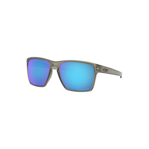 Oakley Mens Rectangle Sunglasses OO9341 57 Sliver Xl