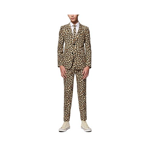 OppoSuits Big Boys 3-Piece The Jag Animal Print Suit Set