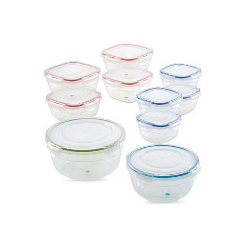 Lock n Lock Easy Essentials Color Mates 20-Pc. Food Storage Container Set