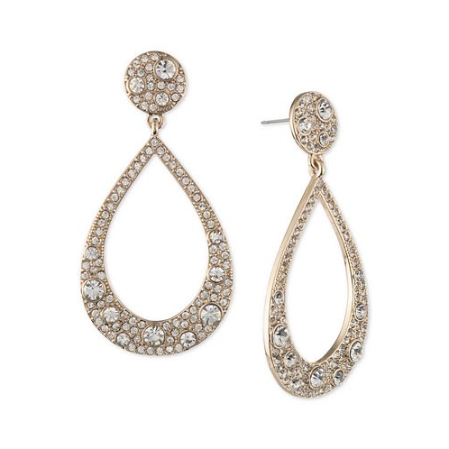 Givenchy Crystal Scatter Open Drop Earrings
