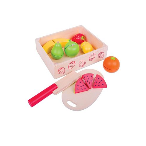 Bigjigs Toys - Cutting Fruit Crate Set 10 Piece