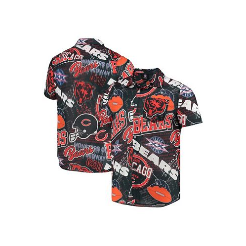 FOCO Mens Navy Chicago Bears Thematic Button-Up Shirt