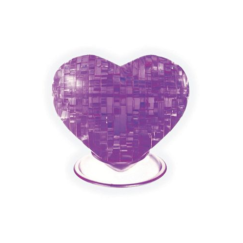 Areyougame 3D Crystal Puzzle - Heart Purple - 46 Piece