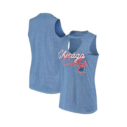 Concepts Sport Womens Royal Chicago Cubs Loyalty Choker Neck Tank Top