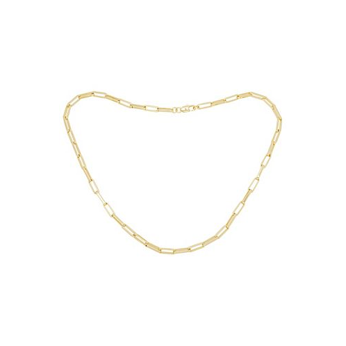 Macys Diamond Accent Paperclip Link Necklace