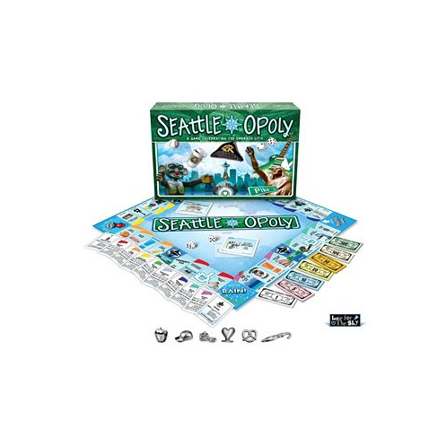 Late for the Sky Seattle-Opoly Board Game