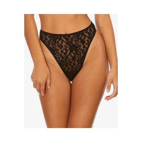 Hanky Panky Womens Daily Lace High Cut Thong Underwear