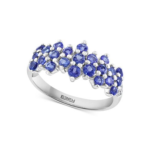 EFFY Collection EFFY Tanzanite Cluster Ring (1 ct. t.w.) in Sterling Silver