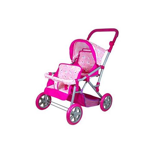 Lissi Dolls Lissi Colorful Twin Baby Doll Pram