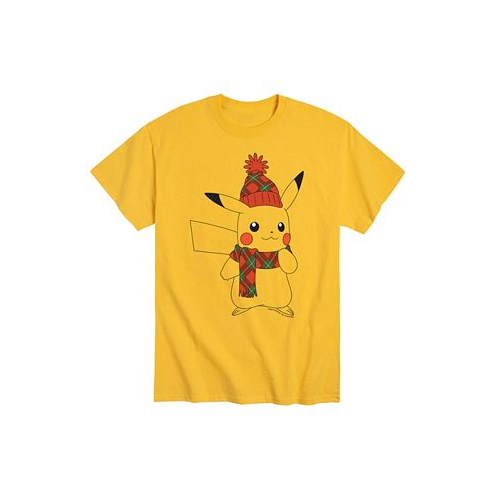 AIRWAVES Mens Pokemon Winter Pikachu T-shirt