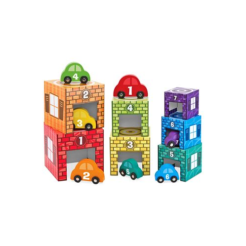 Melissa and Doug Kids Nesting & Sorting Garages & Cars Toy