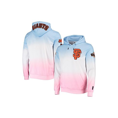 Pro Standard Mens Blue Pink San Francisco Giants Ombre Pullover Hoodie