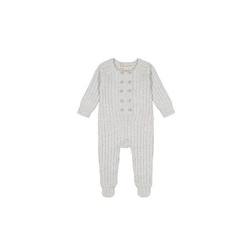 Hope & Henry Baby Boys Baby Footed Sweater Romper