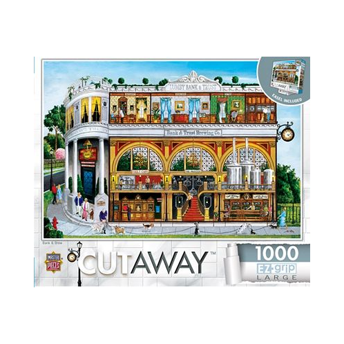 Masterpieces Cutaway - Bank & Brew 1000 Piece EZ Grip Jigsaw Puzzle