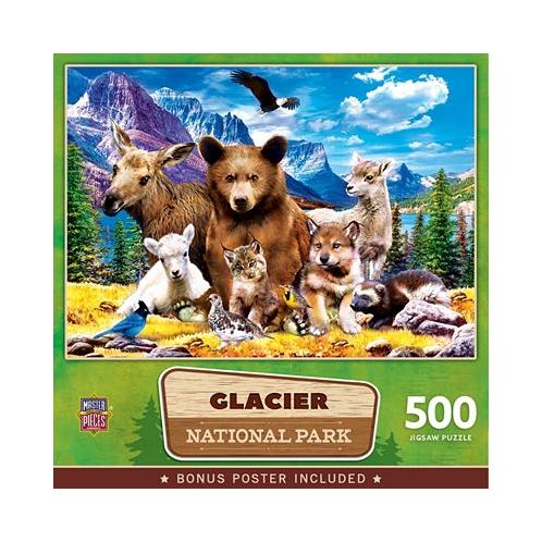 Masterpieces Glacier National Park 500 Piece Jigsaw Puzzle for Adults