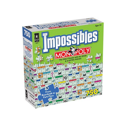 BePuzzled Hasbro Monopoly Impossible Puzzle Set 750 Pieces