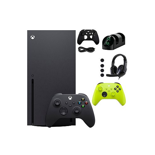 Xbox Series X 1TB Console with Extra Green Controller Accessories Kit
