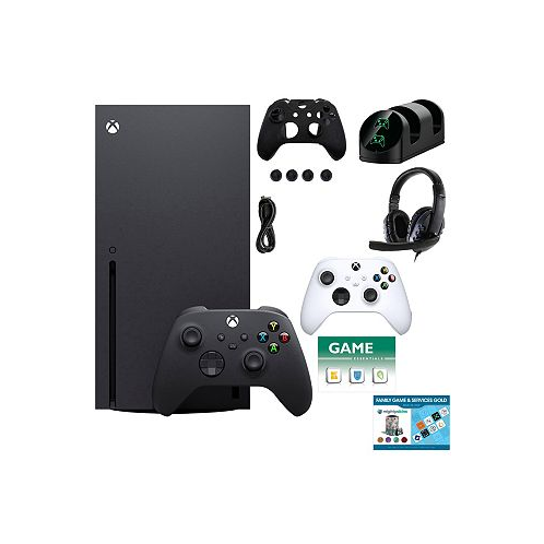Xbox Series X 1TB Console with Extra White Controller Accessories Kit and 2 Vouchers