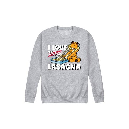 AIRWAVES Mens Garfield Love Lasagna Fleece Sweatshirt