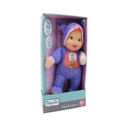 Babys First by Nemcor Sing Learn Purple Kangaroo Toy Doll