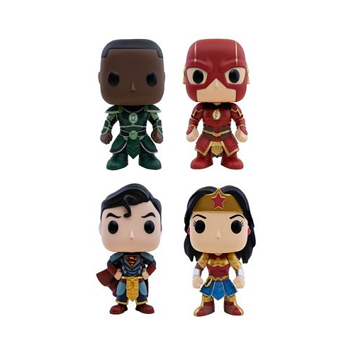 Funko Heroes Pop Imperial Palace the Lantern the Flash Superman and Wonder Woman 4 Piece Collectors Set