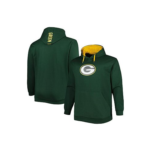 Profile Mens Green Green Bay Packers Big and Tall Logo Pullover Hoodie