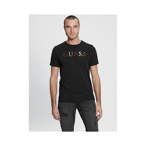 GUESS Mens Embossed Logo Short Sleeves T-shirt