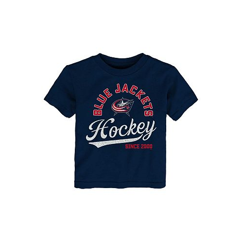Outerstuff Toddler Boys and Girls Navy Columbus Blue Jackets Take The Lead T-shirt