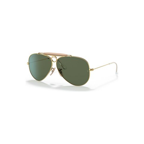 Ray-Ban Unisex Shooter Aviation Collection Sunglasses RB313858-X 58