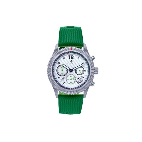 Nautis Men Meridian Rubber Watch - Green 42mm
