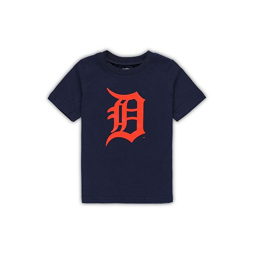 Outerstuff Toddler Boys and Girls Navy Detroit Tigers Team Crew Primary Logo T-shirt