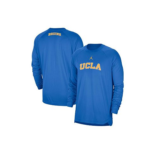 Jordan Mens Blue UCLA Bruins Basketball Spotlight Performance Raglan T-shirt