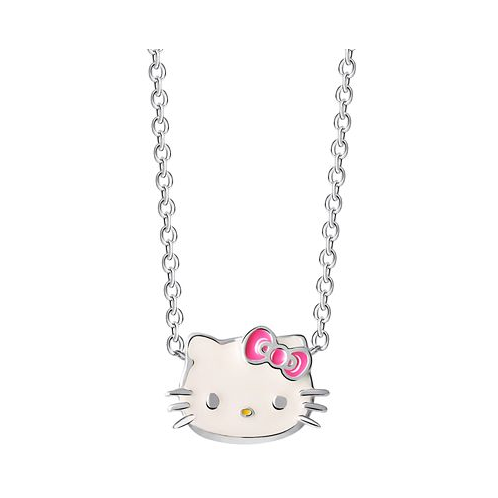 Giani Bernini Hello Kitty Enamel Pendant Necklace in Sterling Silver 16 + 2 extender