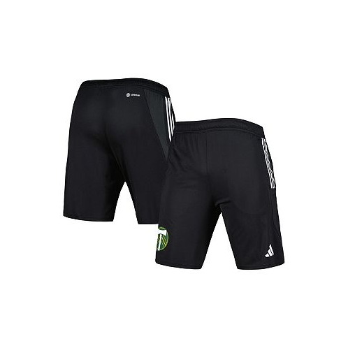 Adidas Mens Black Portland Timbers 2023 On-Field AEROREADY Training Shorts