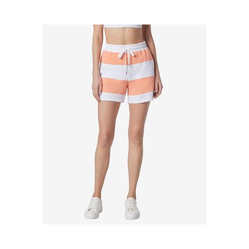 Marc New York Womens Rugby Stripe Shorts