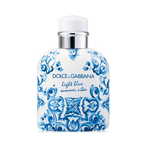 Dolce&Gabbana Mens Light Blue Summer Vibes Pour Homme Eau de Toilette Spray 4.2 oz.